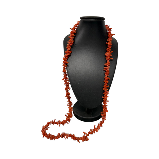 Antique Early 20th Century Natural Coral Necklace
