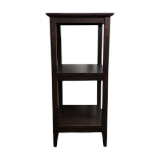 Pine Side Table with Shelves