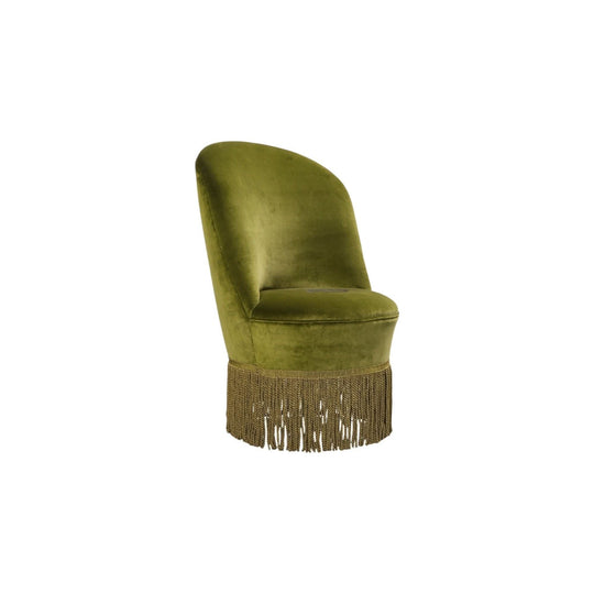 Napoleon Bee velvet boudoir chair