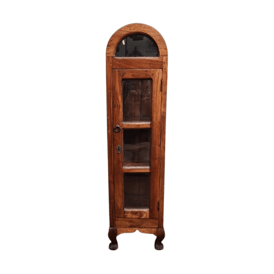 Narrow Arch Top Display Cabinet | Bazaa | Designer, Vintage and Antique Furniture