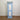Narrow Tall Vintage Blue Cabinet with Shelves | Bazaa | Designer, Vintage and Antique Furniture