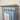 Narrow Tall Vintage Blue Cabinet with Shelves | Bazaa | Designer, Vintage and Antique Furniture