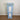 Narrow Tall Vintage Blue Cabinet with Shelves | Bazaa | Designer, Vintage and Antique Furniture