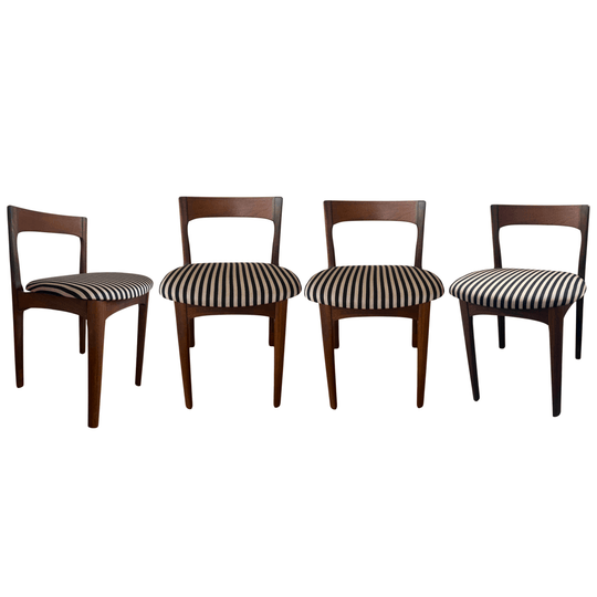Nathan UK Mid Century Chairs - Set of 4 - Completely Restored