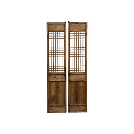 Natural Elm Screen Door Panel | Bazaa | Designer, Vintage and Antique Furniture