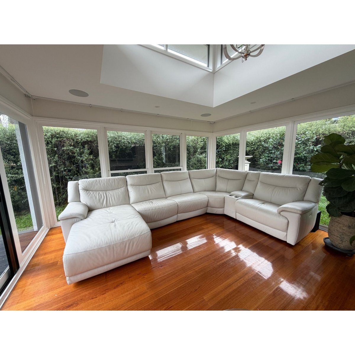 Nick Scali Alpa Corner Modular Leather Lounge | Bazaa | Designer, Vintage and Antique Furniture