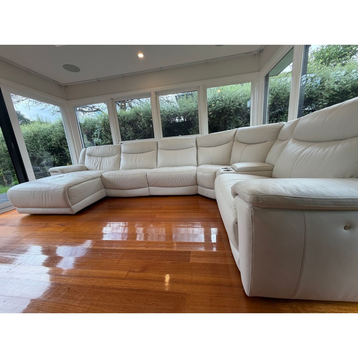 Nick Scali Alpa Corner Modular Leather Lounge | Bazaa | Designer, Vintage and Antique Furniture
