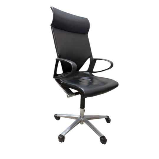 No1 Wilkhahn 28 Modus Medium Comfort for Executives high back ergonomic leather chair