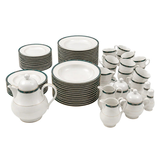 Noritake Legendary Green 4439 Dinner Set 82pc