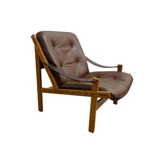 Norwegian Lowback 'Hunter' Armchair By Tobjorn Afdal For Bruksbo