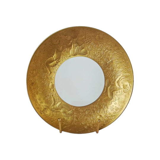 Bjorn Wiinblad Rosenthal Plate, Magic Flute Gold