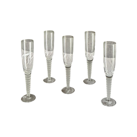 BODA NOVA CHAMPAGNE FLUTES (SET OF 5)