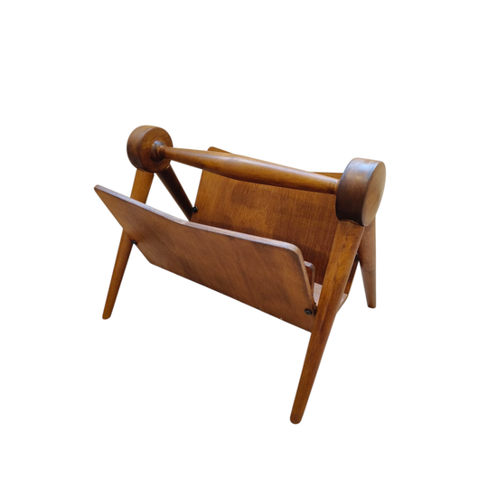 Fully Restored MCM Retro Magazine/Vinyl Holder
