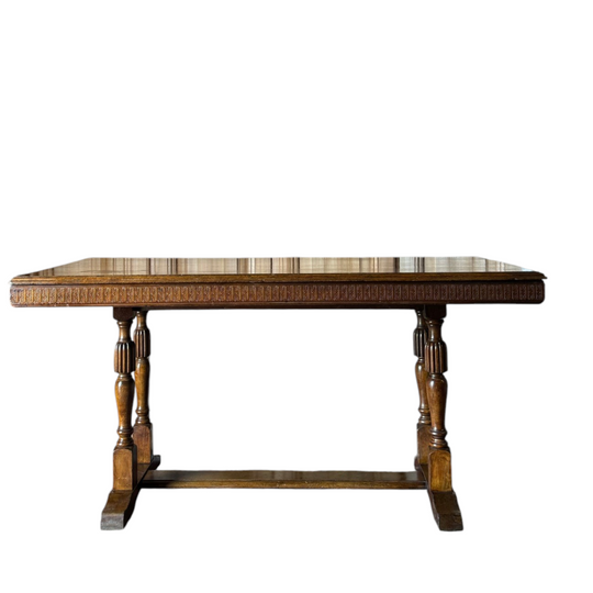 Early 20th Century Jacobean Dining / Library Table