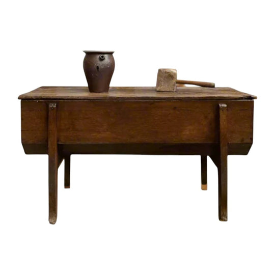 Oak Dough Bin Coffer From France