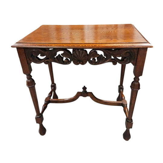 Occasional Tudor Style Carved Table