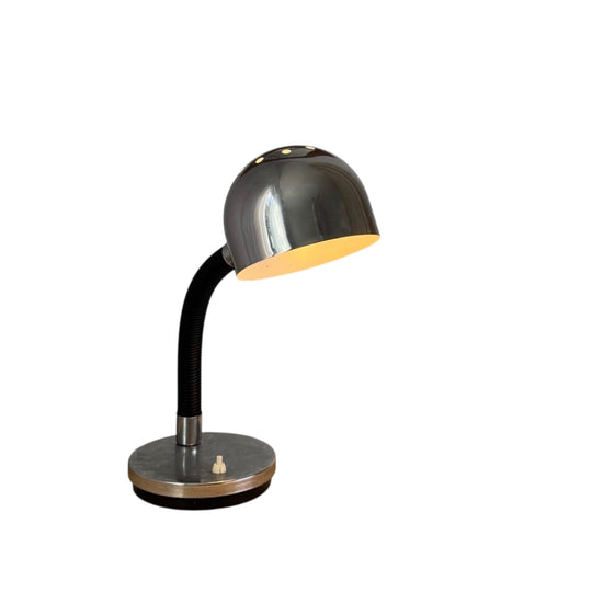 Chrome Gooseneck Table Lamp