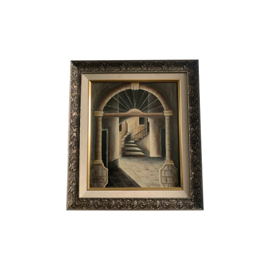 Oil painting by Italian artist Adelfio Speranza (d.o.b unknown), titled, signed and dated 1982