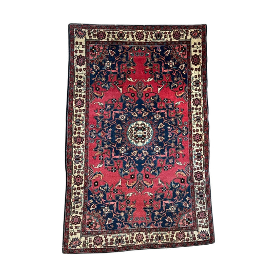 Vintage Handknotted Persian Hamadan Rug
