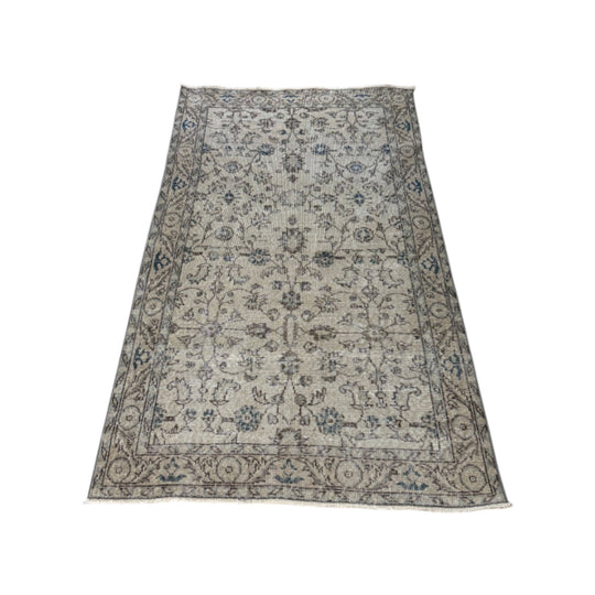 Rug.86 | 113 x 204cm | Vintage Oushak Turkish Scatter Rug
