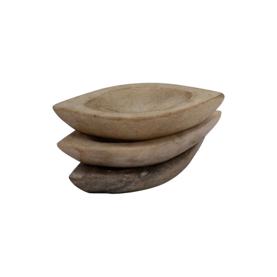 Old Marble Kharal Spice Bowl