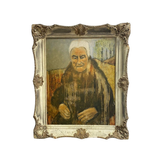 'Old Pioneer' Oil Painting By Elmer Needham