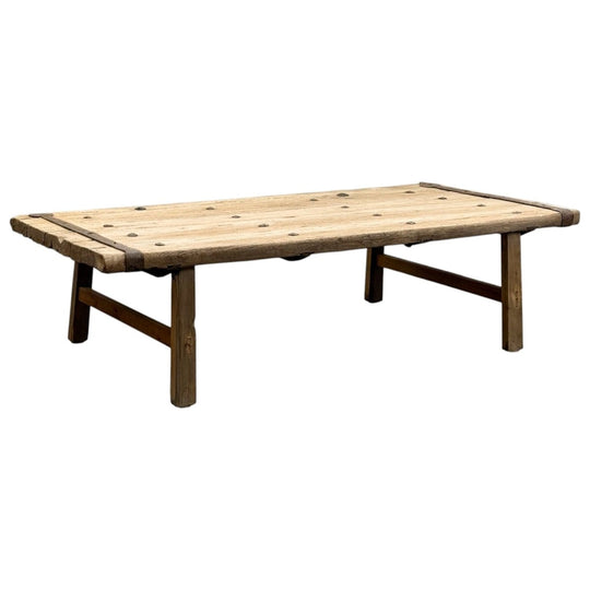 Old Studded Door Coffee Table