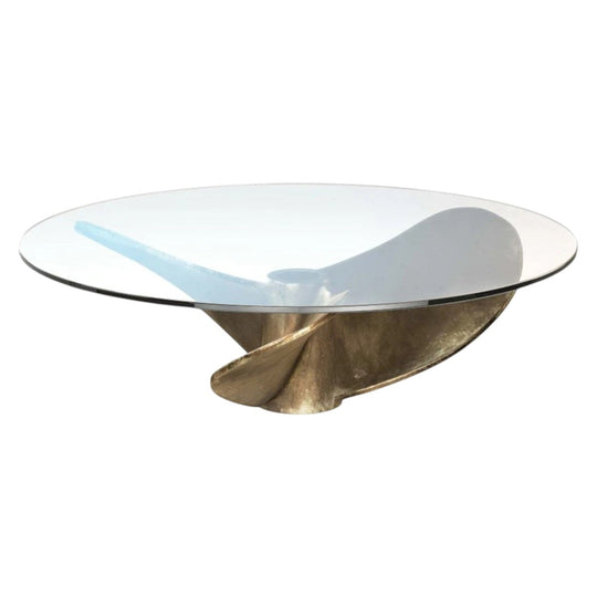 One of a Kind Timothy Oulton Propeller Art Coffee Table