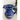 One Tree Hill, Large Pitcher, Australian Pottery Pitcher, Blue with Abstract Decoration - Bazaa