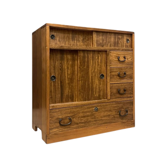 Japanese Side Cabinet - Kiri & Sugi | Midcentury