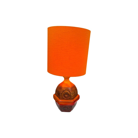 Orange 1970's Table Lamp