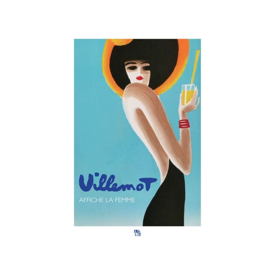 Orangina Affiche La Femme - Villemot