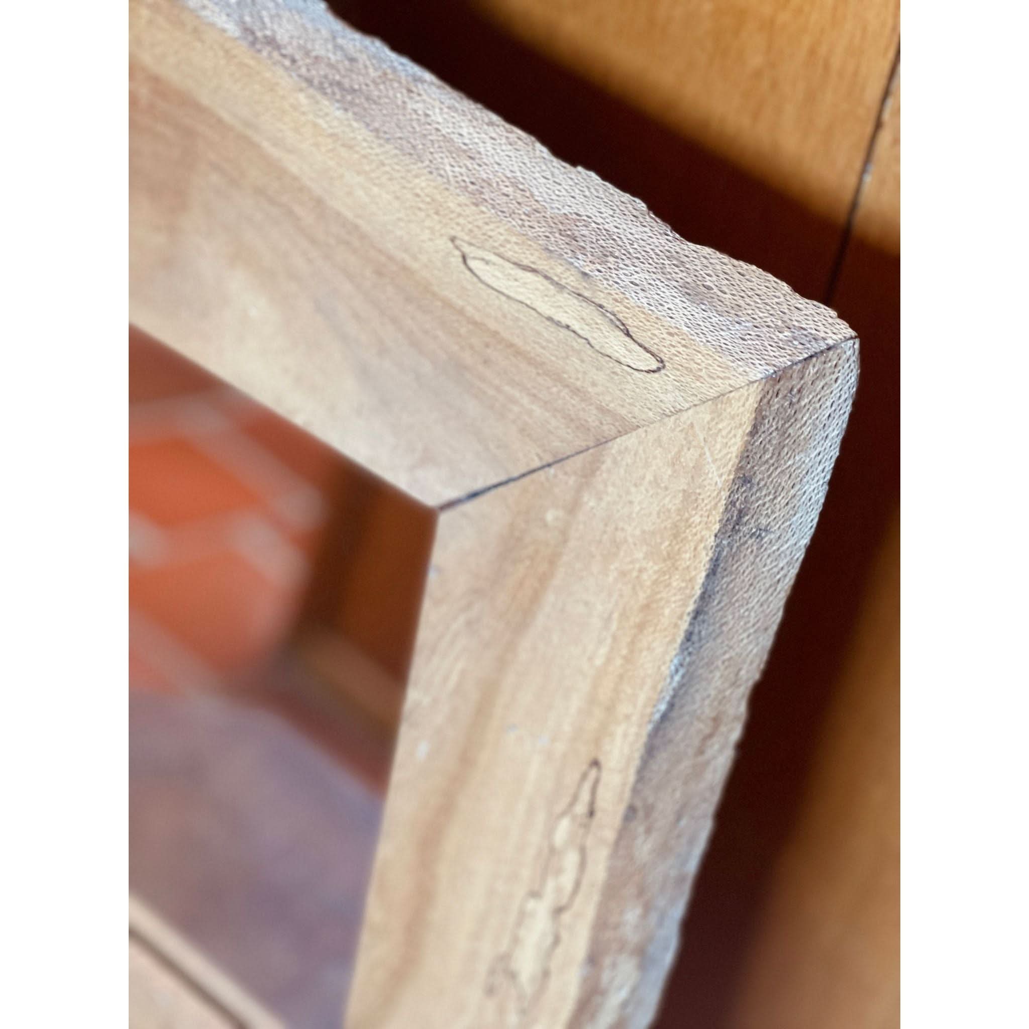 organic timber framed mirror | Bazaa | Designer, Vintage and Antique Furniture