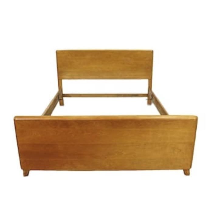 Original 1950s Heywood Wakefield Encore Double Bed Frame | Bazaa | Designer, Vintage and Antique Furniture