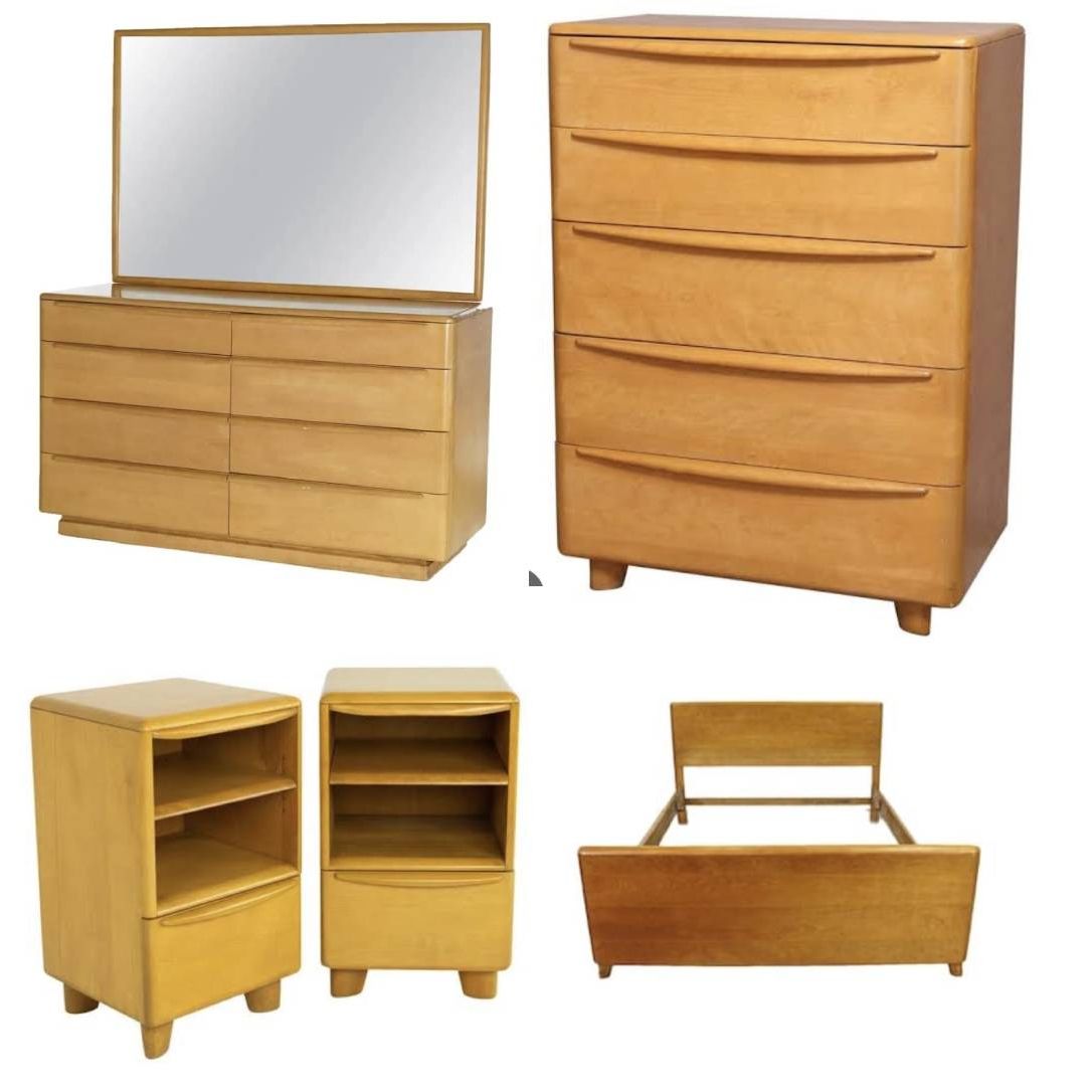 Original 1950s Heywood Wakefield Encore Tallboy Dresser | Bazaa | Designer, Vintage and Antique Furniture