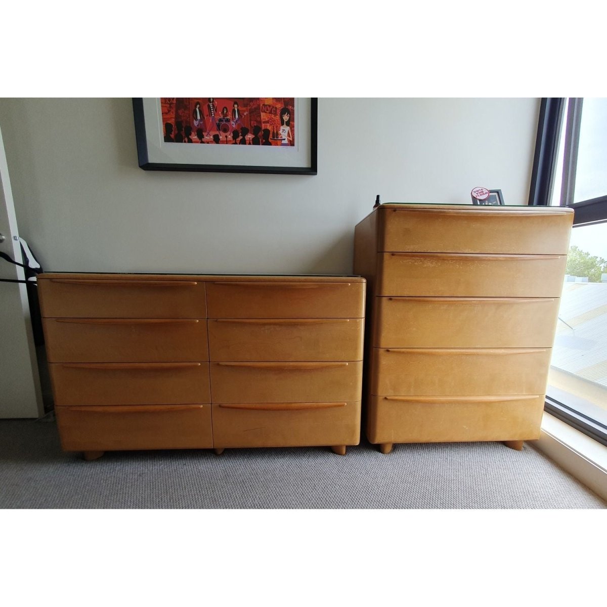 Original 1950s Heywood Wakefield Encore Tallboy Dresser | Bazaa | Designer, Vintage and Antique Furniture