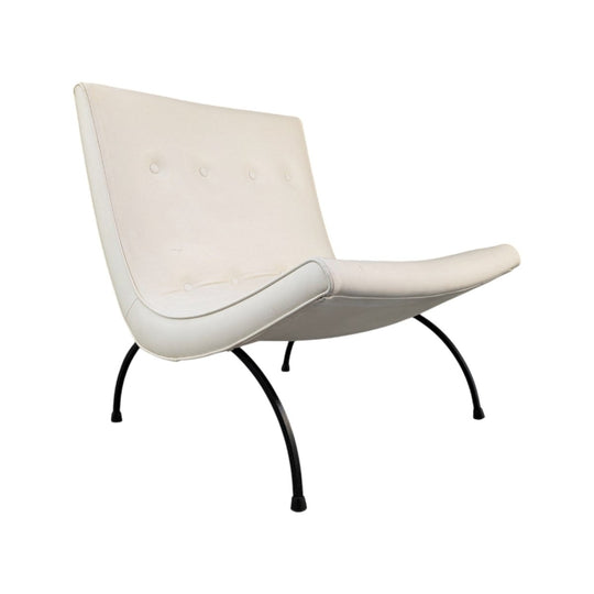 Original 1950s Milo Baughman Scoop Lounge Chair | American Mid Century
