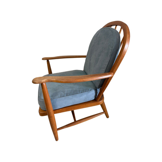 Original 60’s Mid-Century Ercol armchair, Wood as original.￼
