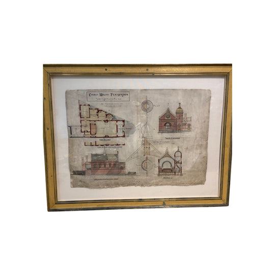 Original architectural drawing