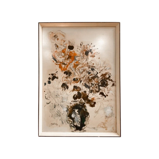 Original Artwork Oil On Paper Signed & Dated Manison 74