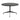 Original monochrome Eames Pedestal Dining Table by Herman Miller | Bazaa | Designer, Vintage and Antique Furniture