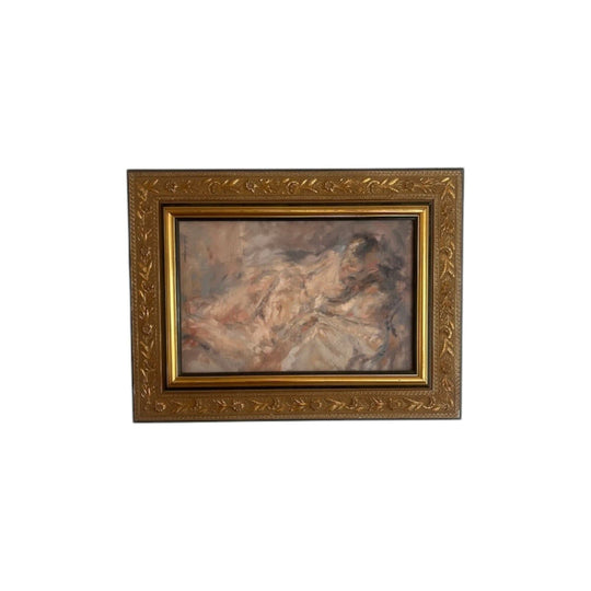 Original oil painting of nude