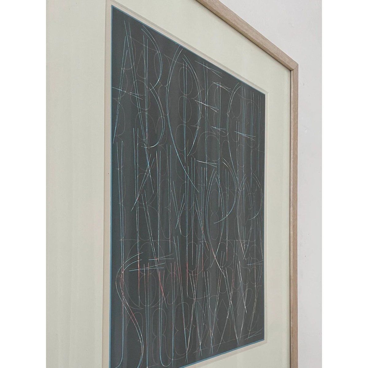 Original Typographic Lithograph | Bazaa | Designer, Vintage and Antique Furniture