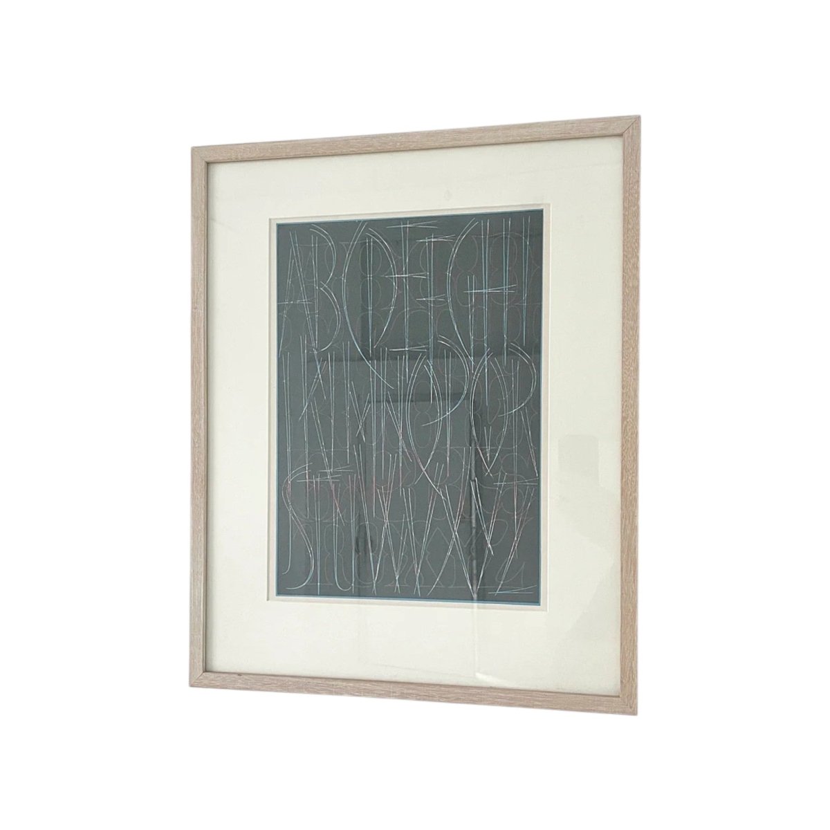 Original Typographic Lithograph | Bazaa | Designer, Vintage and Antique Furniture