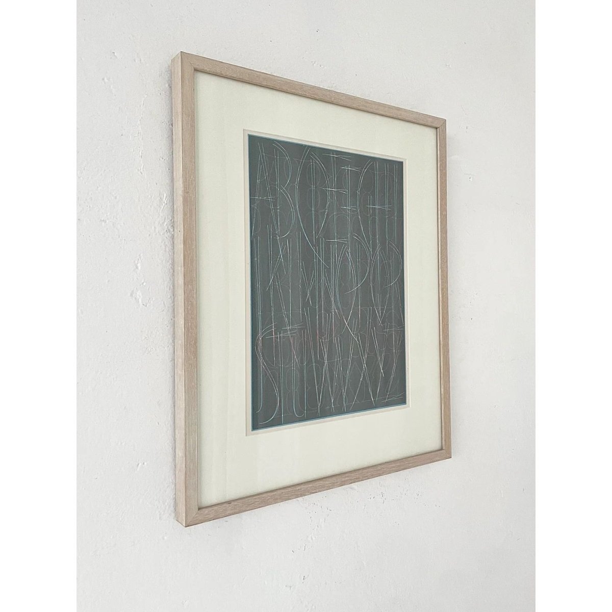Original Typographic Lithograph | Bazaa | Designer, Vintage and Antique Furniture