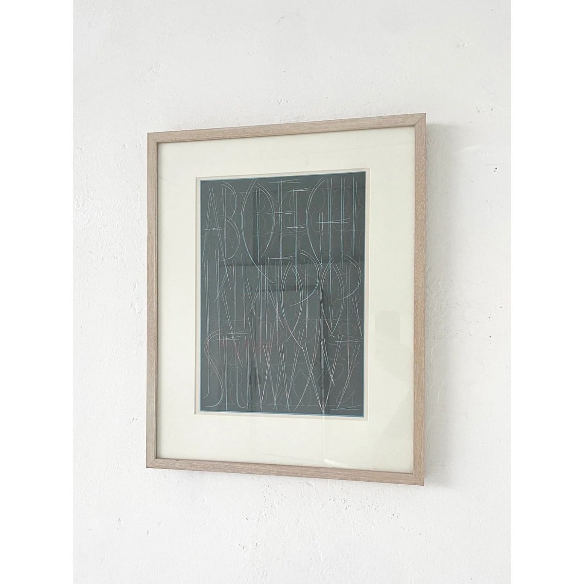 Original Typographic Lithograph | Bazaa | Designer, Vintage and Antique Furniture