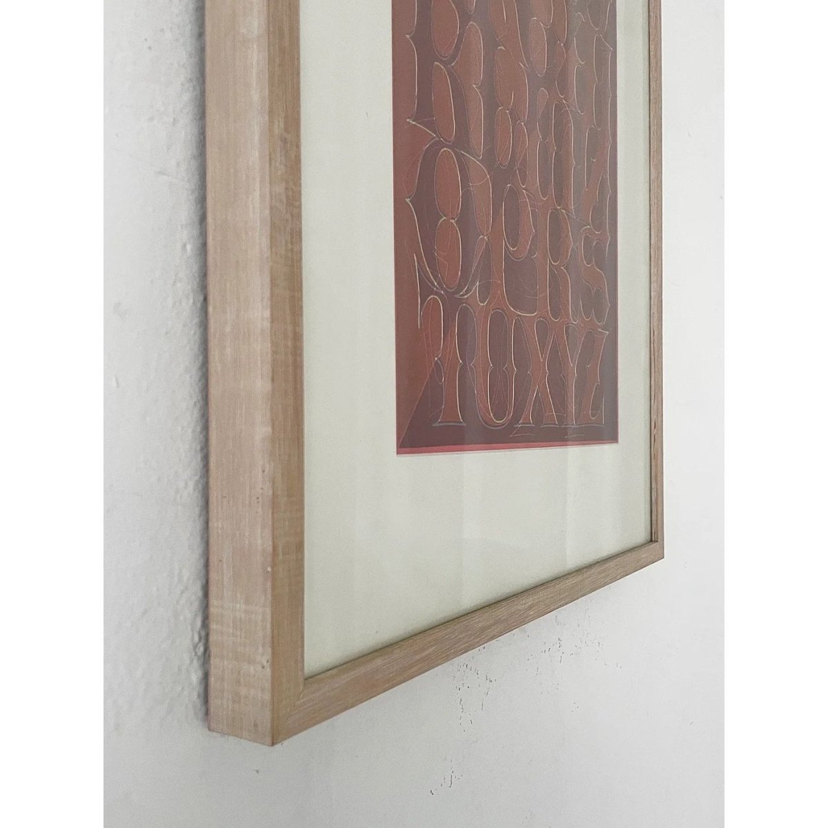 Original Typographic Print | Bazaa | Designer, Vintage and Antique Furniture