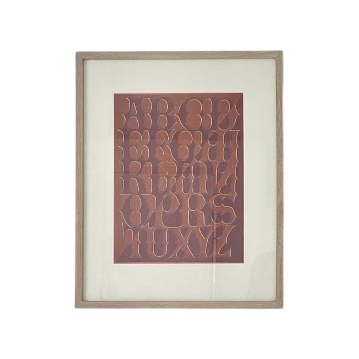 Original Typographic Print | Bazaa | Designer, Vintage and Antique Furniture