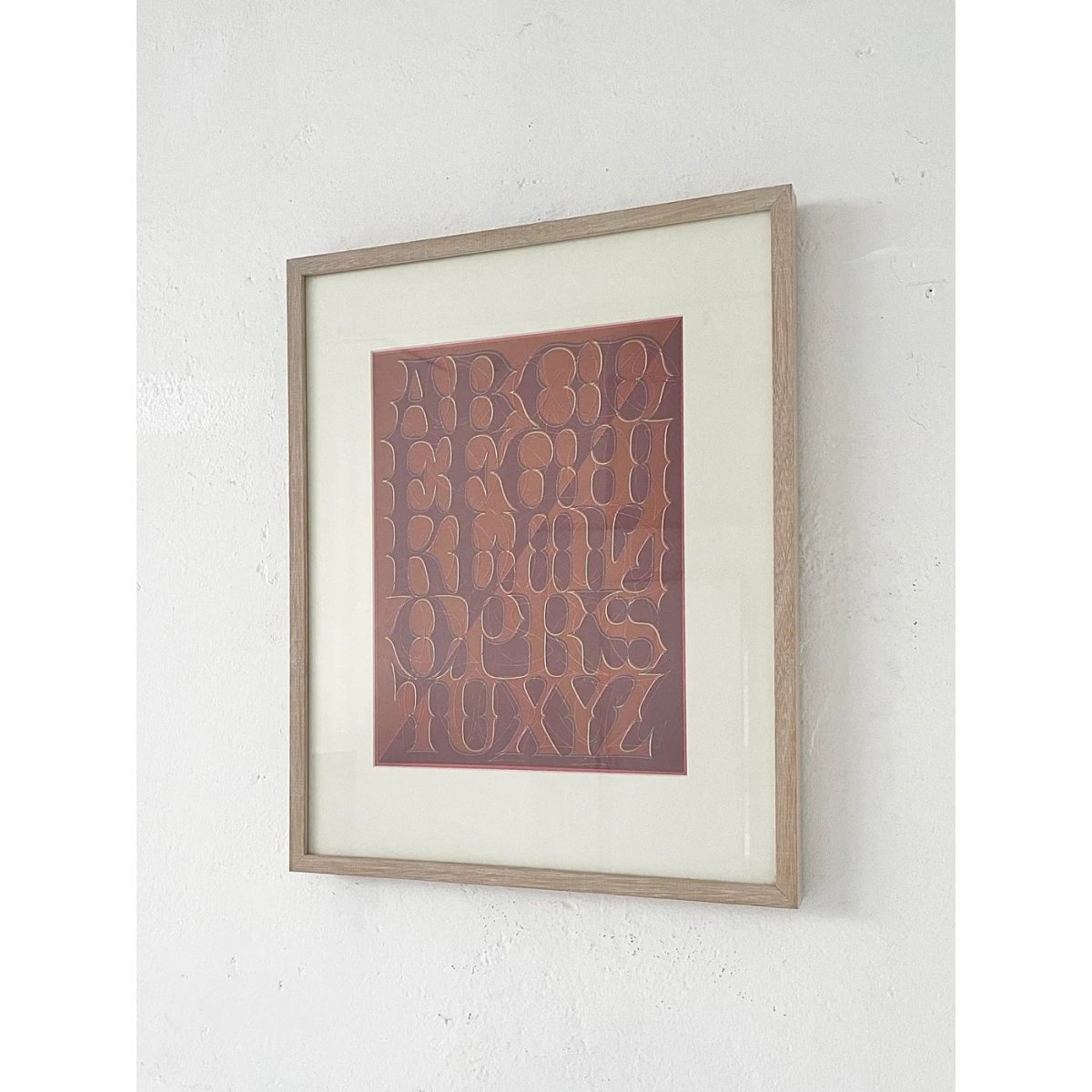 Original Typographic Print | Bazaa | Designer, Vintage and Antique Furniture