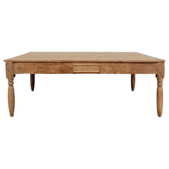 Original Vintage Raw Teak Coffee Table